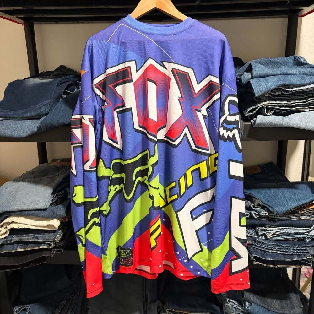 Y2K Fox Racing Limited Edition Jersey Size XL Multi Color